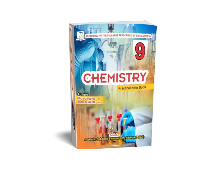 CHEMISTRY PRACTICAL NOTEBOOK 9th EM