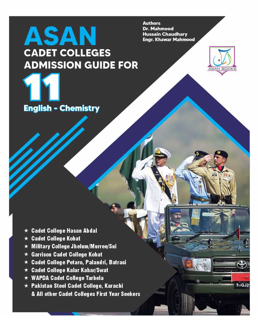 ASAN ADMISSION GUIDE FOR CADET COLLEGE 1st year ENG Chemistry