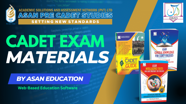 Read more about the article Cadet Exam Materials from Asan – Books, PDFs & Past Papers for Success